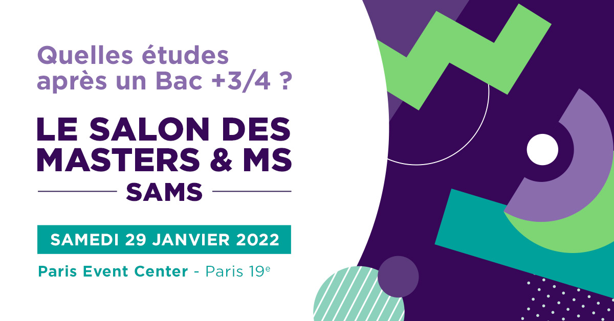 Le salon des Masters et Mastères Spécialisés • SAMS Agenda Réussir