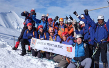 Cinq apprentis au sommet du mont Blanc